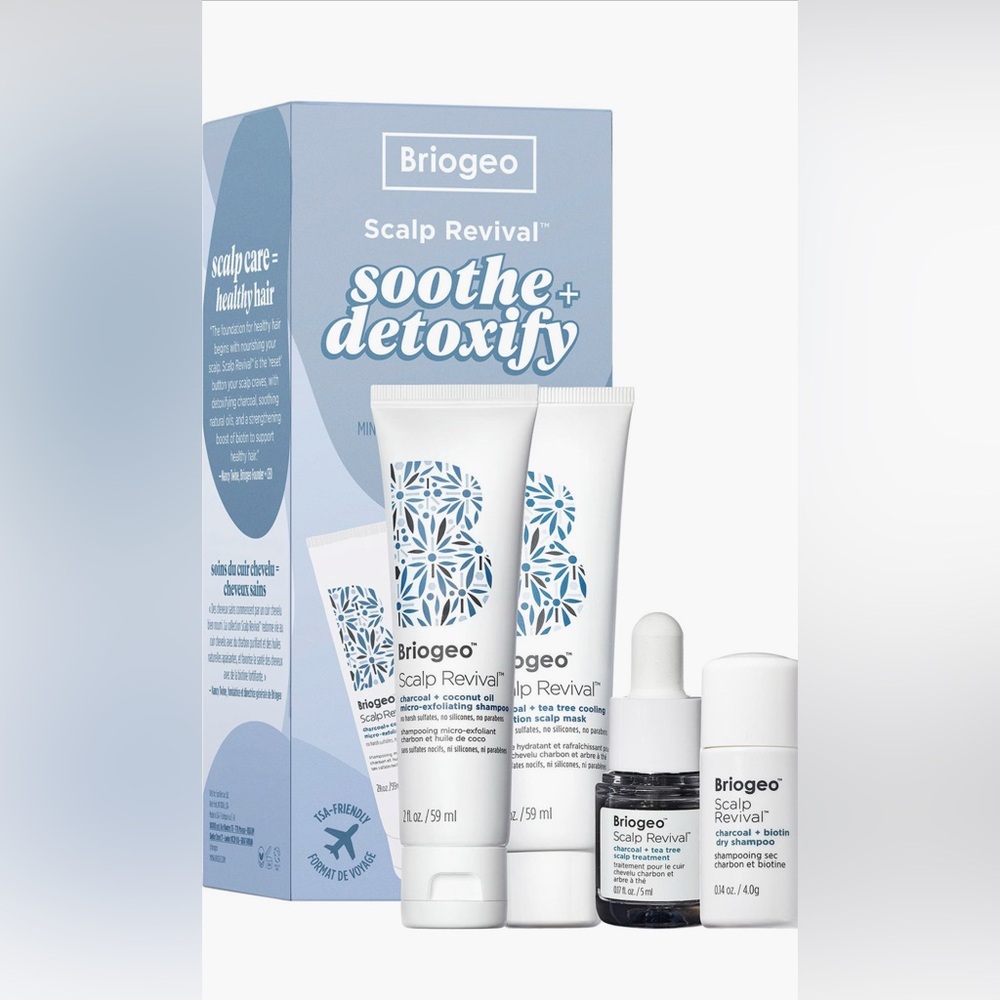 Briogeo Scalp Revival Soothe + Detoxify Set - New